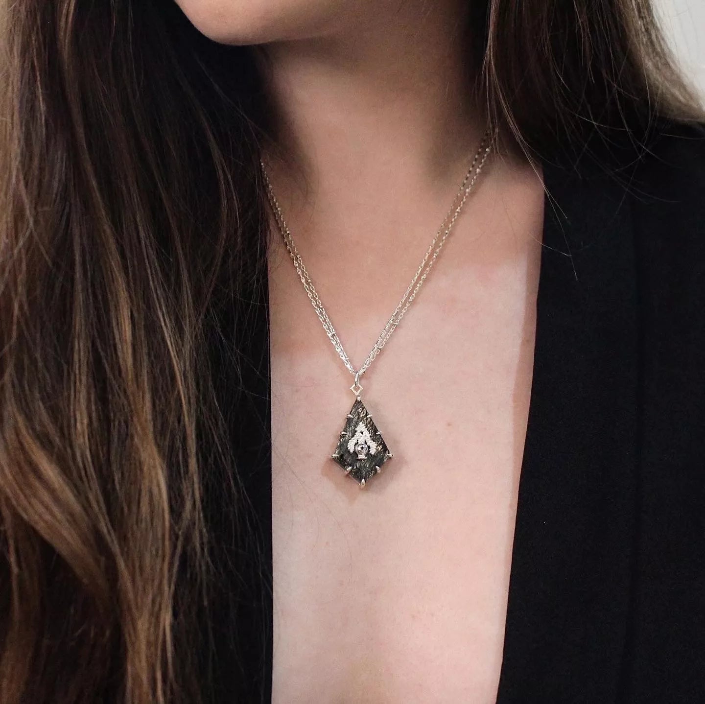 Kite Diamond Necklace | The Serpents Club