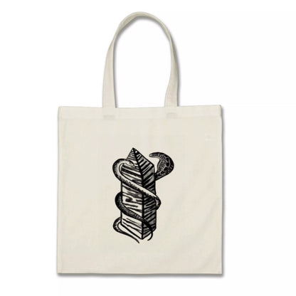 Two Snakes Club Tote - Natural.